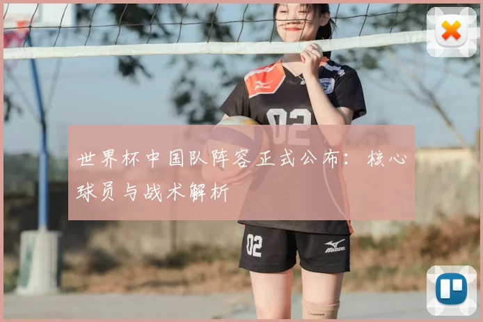 世界杯中国队阵容正式公布：核心球员与战术解析
